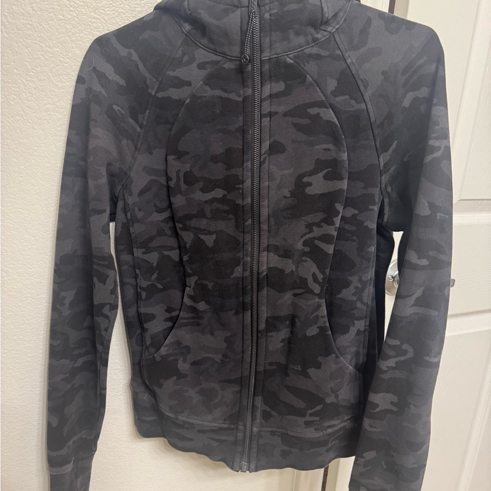 Lululemon Scuba Full Zip Camouflage Jacket